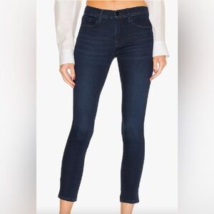 FRAME le skinny de Jeanne cropped mid rise organic jeans size 32
